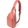 image:imageBaggallini Womens Central Park Sling 12x7 Crossbody Bag WConvertible Adjustable Shoulder StrapTerracotta Gloss Ripstop