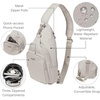 image:imageBaggallini Womens Central Park Sling 12x7 Crossbody Bag WConvertible Adjustable Shoulder StrapVanilla Heritage