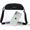 image:imageBaggallini Womens Clear Explorer CrossbodyBlack