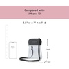 image:imageBaggallini Womens Clear Explorer CrossbodyCharcoal