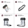 image:imageBaggallini Womens Clear Explorer CrossbodyCharcoal