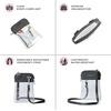 image:imageBaggallini Womens Clear Explorer CrossbodyClear Rainbow Pride