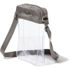 image:imageBaggallini Womens Clear Explorer CrossbodySterling Shimmer