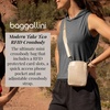 image:imageBaggallini Womens Modern Take Two Rfid CrossbodyBlack Gloss Ripstop