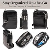 image:imageBaggallini Womens Modern Take Two Rfid CrossbodyBlack Gloss Ripstop