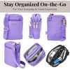image:imageBaggallini Womens Modern Take Two Rfid CrossbodyLavender Surf