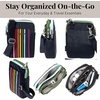 image:imageBaggallini Womens Modern Take Two Rfid CrossbodyNavy Rainbow