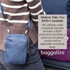 image:imageBaggallini Womens Modern Take Two Rfid CrossbodySterling Shimmer
