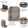 image:imageBaggallini Womens Modern Take Two Rfid CrossbodySterling Shimmer