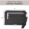image:imageBaggallini Womens Rfid Currency Organizer WristletBlack Cheetah Emboss