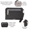 image:imageBaggallini Womens Rfid Currency Organizer WristletBlack Cheetah Emboss