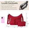 image:imageBaggallini womens Everywhere Bagg Crossbody Women 11x9 Lightweight Nylon Hobo Waterresistant Travel Bag WRfidApple