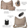 image:imageBaggallini womens Everywhere Bagg Crossbody Women 11x9 Lightweight Nylon Hobo Waterresistant Travel Bag WRfidBeach