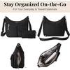 image:imageBaggallini womens Everywhere Bagg Crossbody Women 11x9 Lightweight Nylon Hobo Waterresistant Travel Bag WRfidBlack