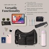 image:imageBaggallini womens Everywhere Bagg Crossbody Women 11x9 Lightweight Nylon Hobo Waterresistant Travel Bag WRfidBlack Quilt