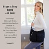 image:imageBaggallini womens Everywhere Bagg Crossbody Women 11x9 Lightweight Nylon Hobo Waterresistant Travel Bag WRfidDark Cherry