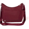 image:imageBaggallini womens Everywhere Bagg Crossbody Women 11x9 Lightweight Nylon Hobo Waterresistant Travel Bag WRfidDark Cherry