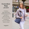 image:imageBaggallini womens Everywhere Bagg Crossbody Women 11x9 Lightweight Nylon Hobo Waterresistant Travel Bag WRfidFlamingo