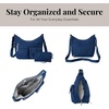 image:imageBaggallini womens Everywhere Bagg Crossbody Women 11x9 Lightweight Nylon Hobo Waterresistant Travel Bag WRfidPacific