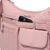 image:imageBaggallini womens Everywhere Bagg Crossbody Women 11x9 Lightweight Nylon Hobo Waterresistant Travel Bag WRfidWoodrose
