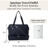 image:imageModern Weekender  Lightweight 18x157x94 Duffel Carryon Travel Bag for WomenFrench Navy