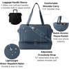 image:imageModern Weekender  Lightweight 18x157x94 Duffel Carryon Travel Bag for WomenMist