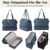 image:imageModern Weekender  Lightweight 18x157x94 Duffel Carryon Travel Bag for WomenMist