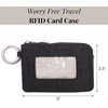 image:imageRFID Card Case  Lightweight 5x35 Wallet with KeyringBlack