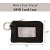 image:imageRFID Card Case  Lightweight 5x35 Wallet with KeyringBlack Cheetah Emboss