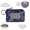 image:imageRFID Card Case  Lightweight 5x35 Wallet with KeyringIndigo Petal