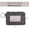 image:imageRFID Card Case  Lightweight 5x35 Wallet with KeyringMidnight Blossom
