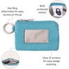 image:imageRFID Card Case  Lightweight 5x35 Wallet with KeyringSeaside Blue