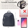 image:imageSecurtex AntiTheft Getaway Backpack  94x13x5 Travel Safe Bag wLocking Zippers SlashResistant RFIDFrench Navy