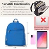 image:imageSecurtex AntiTheft Getaway Backpack  94x13x5 Travel Safe Bag wLocking Zippers SlashResistant RFIDLapis