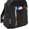 image:imageSecurtex AntiTheft Getaway Backpack  94x13x5 Travel Safe Bag wLocking Zippers SlashResistant RFIDMidnight Blossom Print