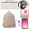 image:imageSecurtex AntiTheft Getaway Backpack  94x13x5 Travel Safe Bag wLocking Zippers SlashResistant RFIDMoonrock