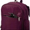 image:imageSecurtex AntiTheft Getaway Backpack  94x13x5 Travel Safe Bag wLocking Zippers SlashResistant RFIDMulberry