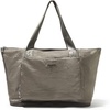image:imageBaggallini Carryall Expandable Lightweight Travel Tote 22 Packable Folding Compact Nylon Washable Weekender wLuggage SleeveSterling Shimmer