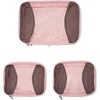 image:imageBaggallini Compression Cube 3piece set  Lightweight Compression Packing Cubes for TravelBAGG PINK