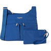 image:imageBaggallini Crossbody Travel Bag 11x85 Lightweight Waterresistant Nylon HandbagLapis