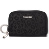 image:imageBaggallini Deluxe Card Case  Lightweight 55x33 RFID Protected Womens Wallet Card HolderBlack Cheetah Emboss