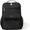 image:imageBaggallini Everyday Laptop Backpack  11x155 Lightweight WaterRepellent Nylon Travel Bag wPadded Laptop Sleeve amp RFIDBlack