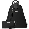 image:imageBaggallini Metro Backpack with RFID Phone Wristlet  9x11 Convertible Sling Bag for Women with Adjustable Shoulder StrapsBlack