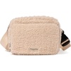 image:imageBaggallini Modern Belt Bag 5x8 Travel Fanny Pack Sling Bag Waistpack wRFID Card Holder Waterresistant Crossbody BagWinter White Faux Sherpa
