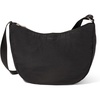 image:imageBaggallini Swift Crescent Crossbody Bag for Women  Lightweight 12x8 Travel Purse HandbagBlite Black