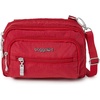 image:imageBaggallini Triple Zip Small Crossbody Bag for Women  Lightweight Convertible Fanny Pack Belt BagApple
