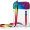 image:imageBaggallini Womens Clear Explorer CrossbodyClear Rainbow Pride