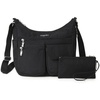 image:imageBaggallini womens Everywhere Bagg Crossbody Women 11x9 Lightweight Nylon Hobo Waterresistant Travel Bag WRfidBlack