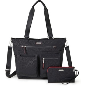 image:imageBaggallini Any Day Tote with RFID Phone WristletBlack Cheetah