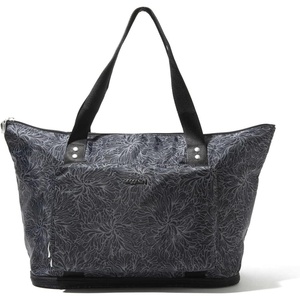 image:imageBaggallini Carryall Expandable Lightweight Travel Tote 22 Packable Folding Compact Nylon Washable Weekender wLuggage SleeveMidnight Blossom